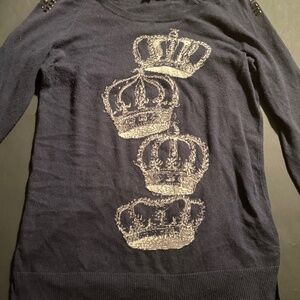 Vintage crown diva long sleeve top